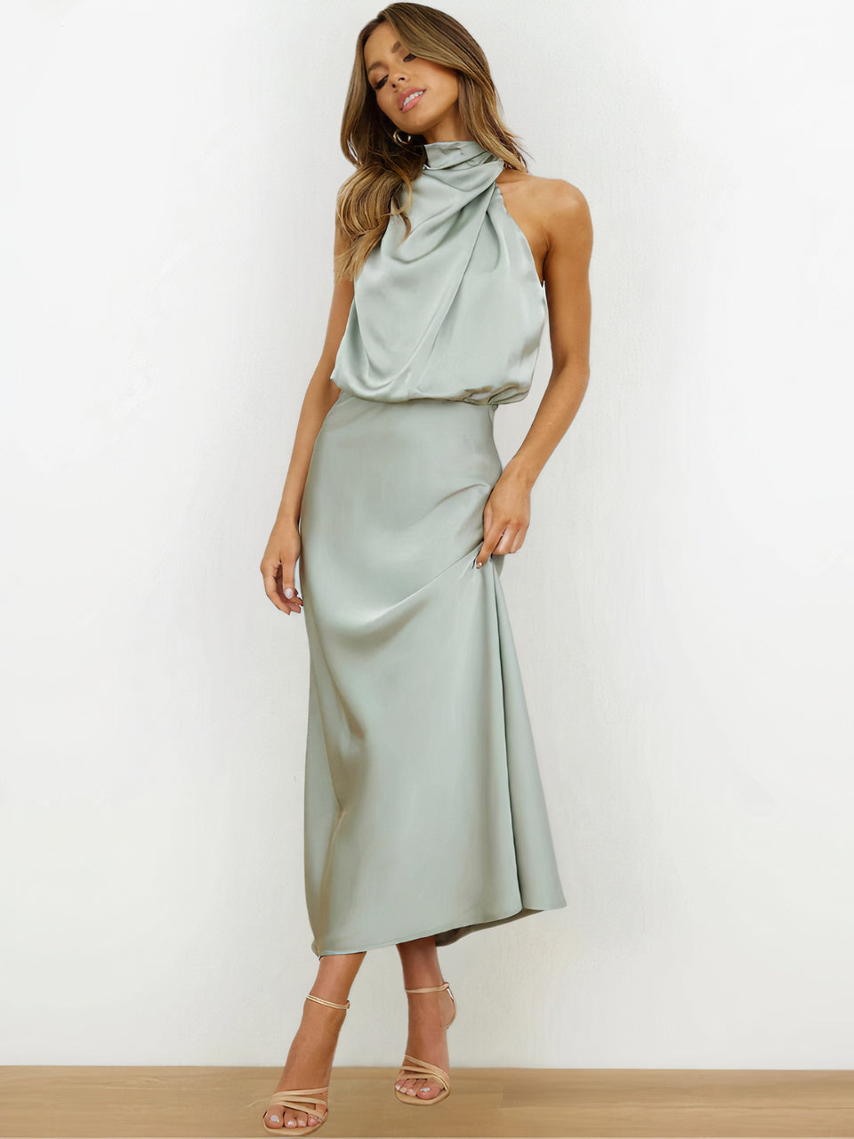 Damen - Elegantes Maxikleid - Leichtes Material - Chic Stil - Perfekt für jeden Anlass