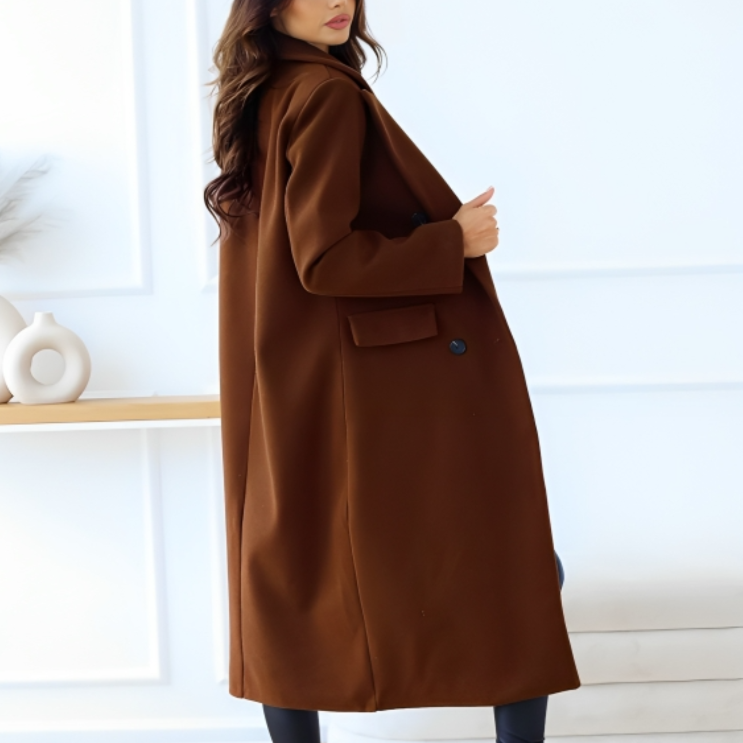Damen - Wintermantel - Wollmischung - Stylische warme Oberbekleidung für kalte Tage