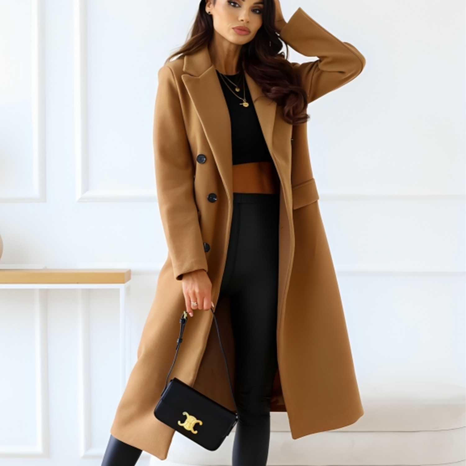Damen - Wintermantel - Wollmischung - Stylische warme Oberbekleidung für kalte Tage
