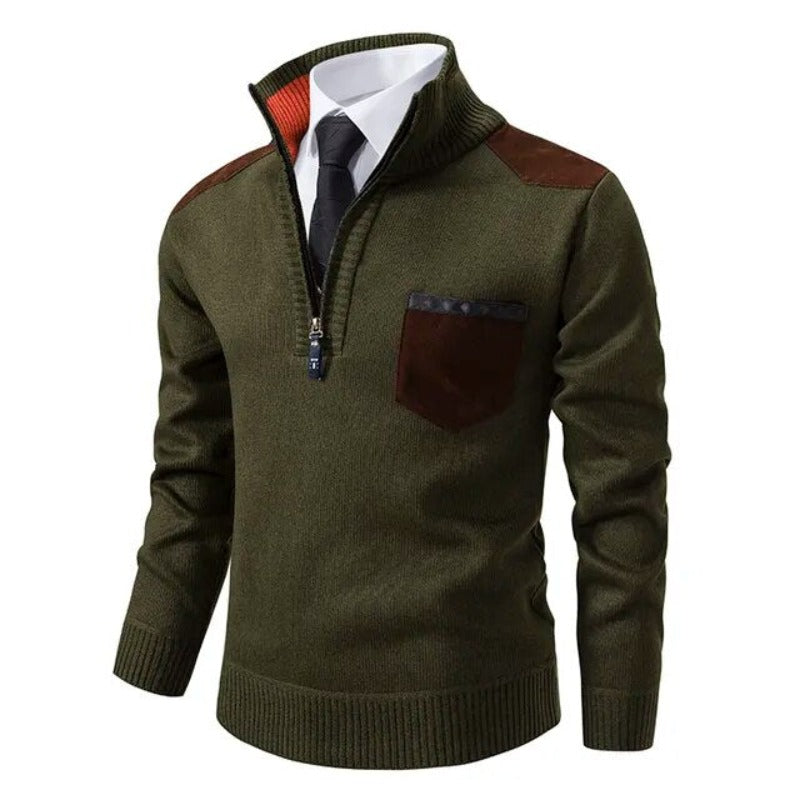 Herren - Pullover - Kaschmir - Luxuriöse Weichheit - Kuscheliger Stil - Ideal für den Herbst