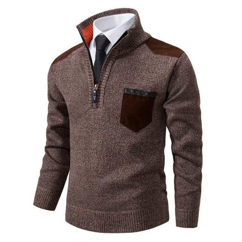 Herren - Pullover - Kaschmir - Luxuriöse Weichheit - Kuscheliger Stil - Ideal für den Herbst