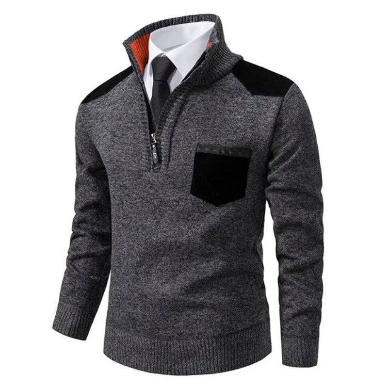 Herren - Pullover - Kaschmir - Luxuriöse Weichheit - Kuscheliger Stil - Ideal für den Herbst