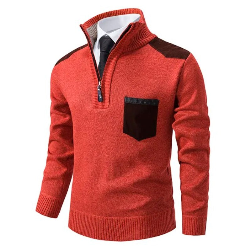 Herren - Pullover - Kaschmir - Luxuriöse Weichheit - Kuscheliger Stil - Ideal für den Herbst
