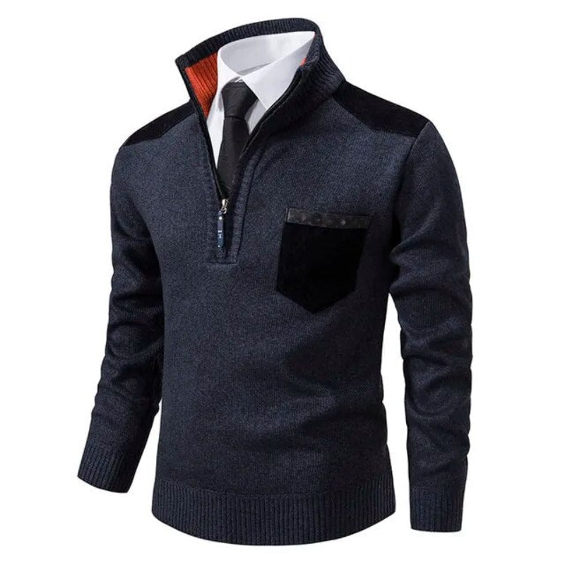 Herren - Pullover - Kaschmir - Luxuriöse Weichheit - Kuscheliger Stil - Ideal für den Herbst
