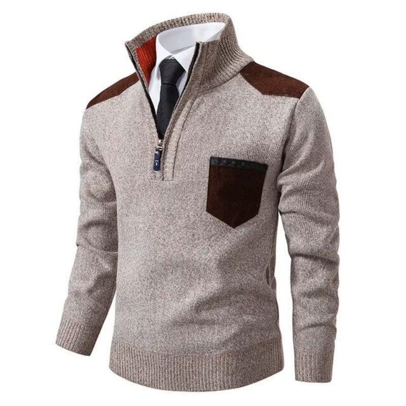 Herren - Pullover - Kaschmir - Luxuriöse Weichheit - Kuscheliger Stil - Ideal für den Herbst