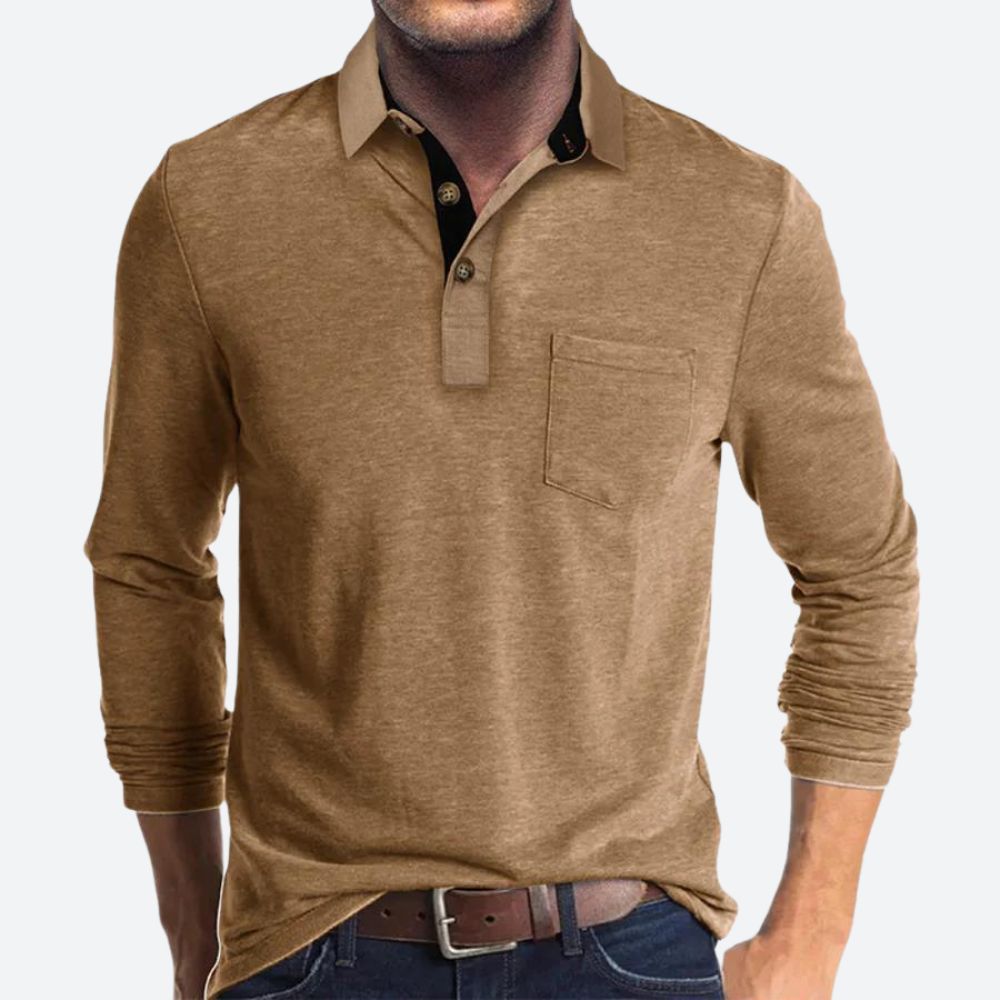 Herren - Poloshirt - Trendiges Design - Baumwollmischung - Moderner Stil für jeden Anlass