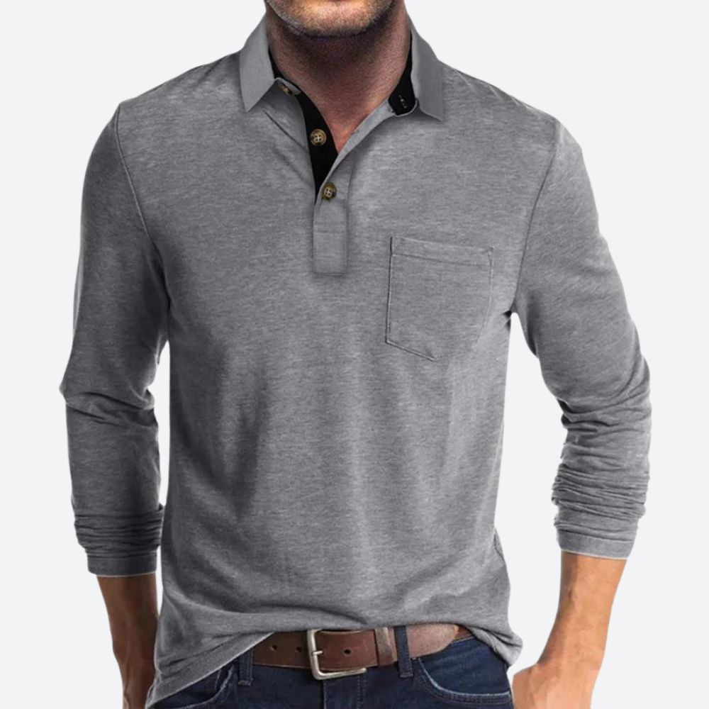 Herren - Poloshirt - Trendiges Design - Baumwollmischung - Moderner Stil für jeden Anlass