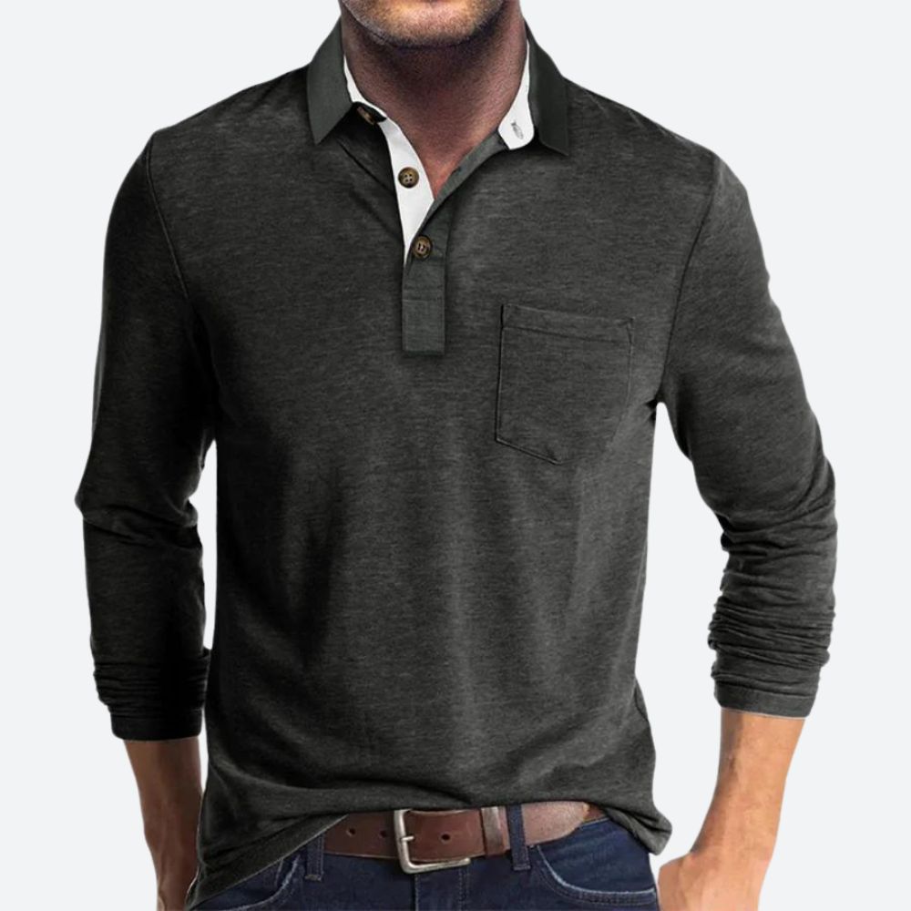Herren - Poloshirt - Trendiges Design - Baumwollmischung - Moderner Stil für jeden Anlass
