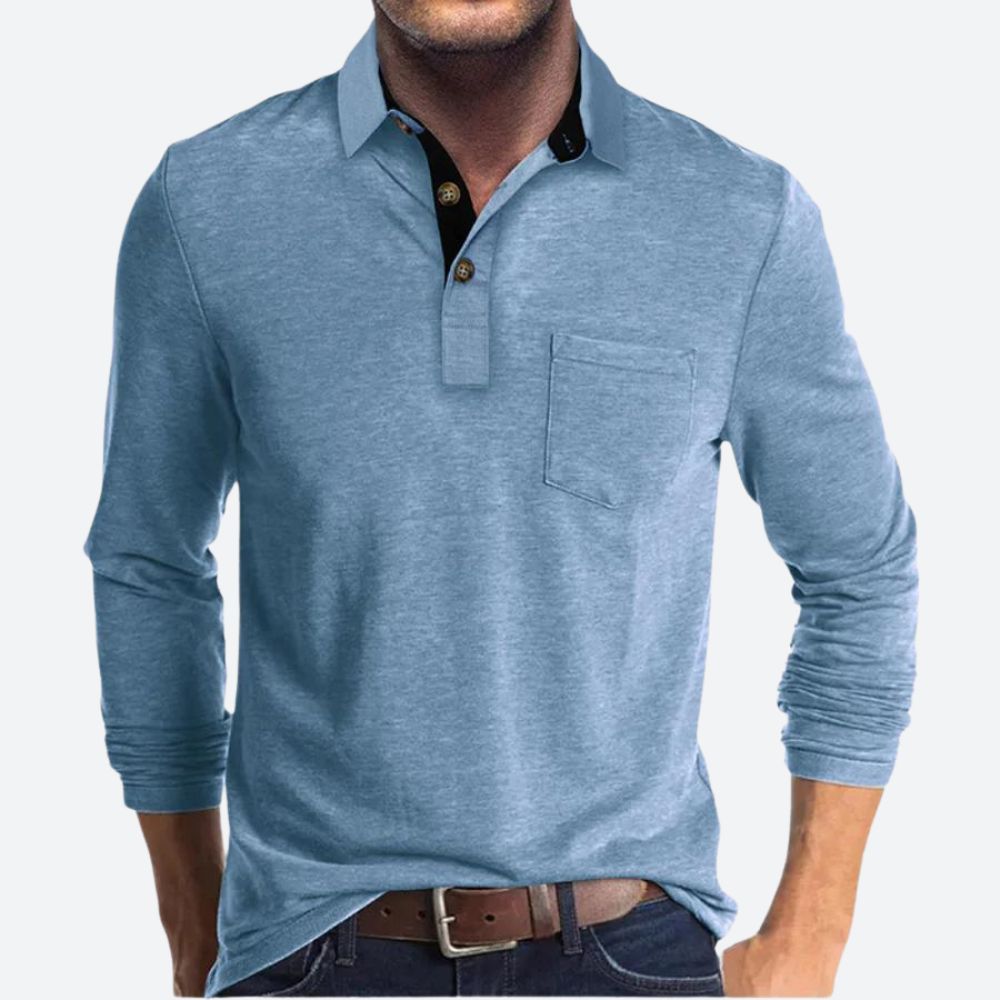 Herren - Poloshirt - Trendiges Design - Baumwollmischung - Moderner Stil für jeden Anlass