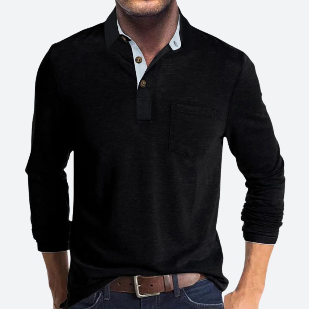 Herren - Poloshirt - Trendiges Design - Baumwollmischung - Moderner Stil für jeden Anlass