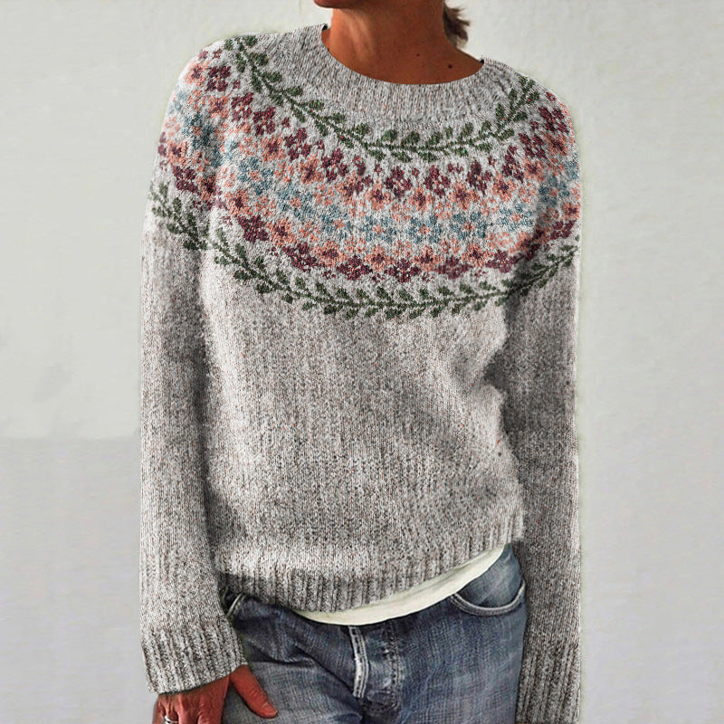 Damen - Islandpullover - Kuschelige Wollmischung - Klassischer nordischer Stil für ultimativen Komfort