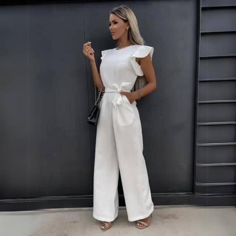 Damen - Schicker Jumpsuit - Hochwertigem Material - Stilvolles Design - Perfekte Outfits für jeden Anlass