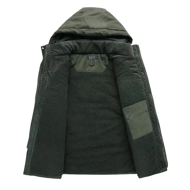 Herren - Robuste Jacke - Warmem Innenfutter - Langlebig & Gemütlich für jede Gelegenheit