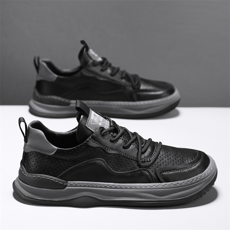 Herren - Sneakers - Leder - modisches Design - Bequeme Freizeitschuhe für jeden Anlass