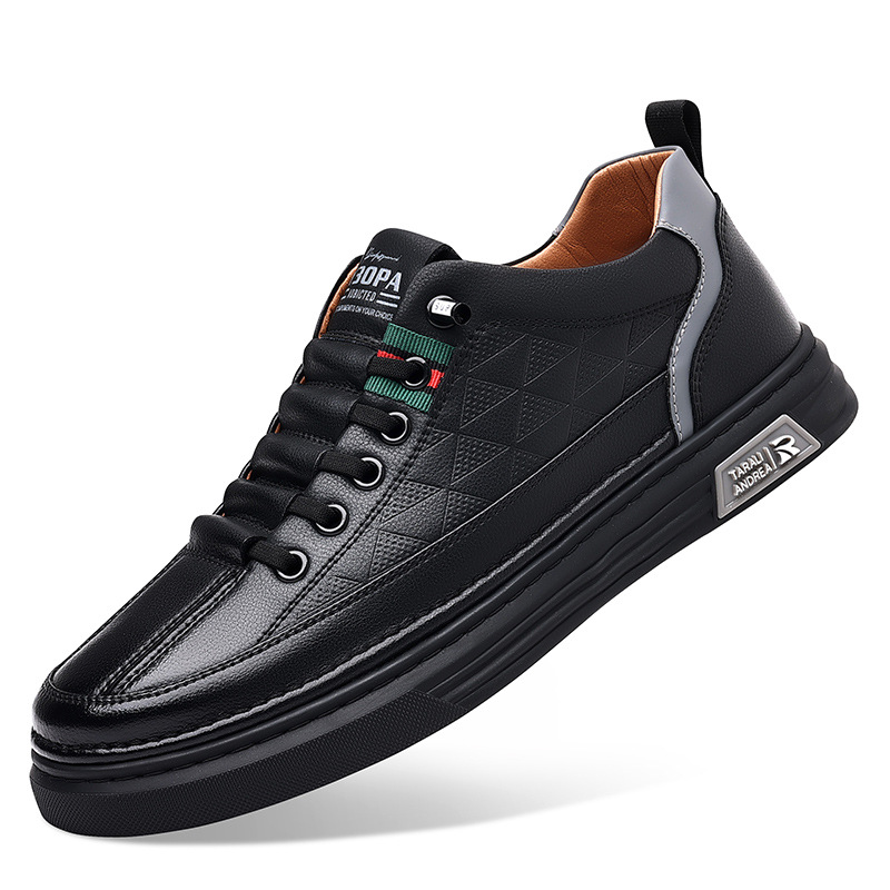 Herren - Lässige Sneakers - Leder - Stilvolle und Bequeme Schuhe für jeden Anlass
