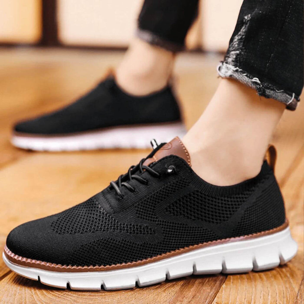 Herren - Bequeme Slip-On-Wanderschuhe - Atmungsaktive Material - Fußgewölbestütze - Ideale Outdoor-Schuhe für Abenteuer