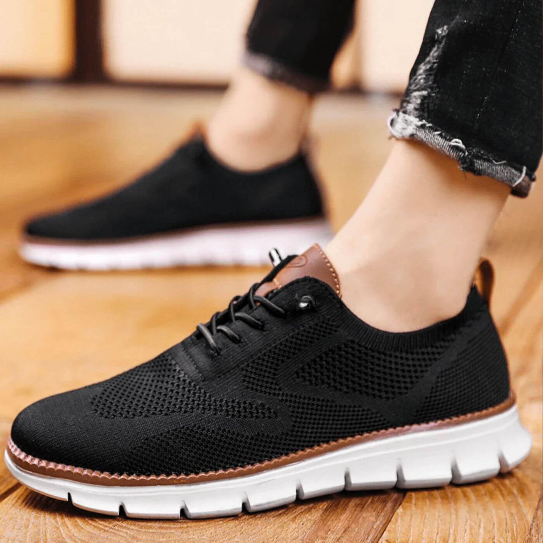 Herren - Bequeme Slip-On-Wanderschuhe - Atmungsaktive Material - Fußgewölbestütze - Ideale Outdoor-Schuhe für Abenteuer