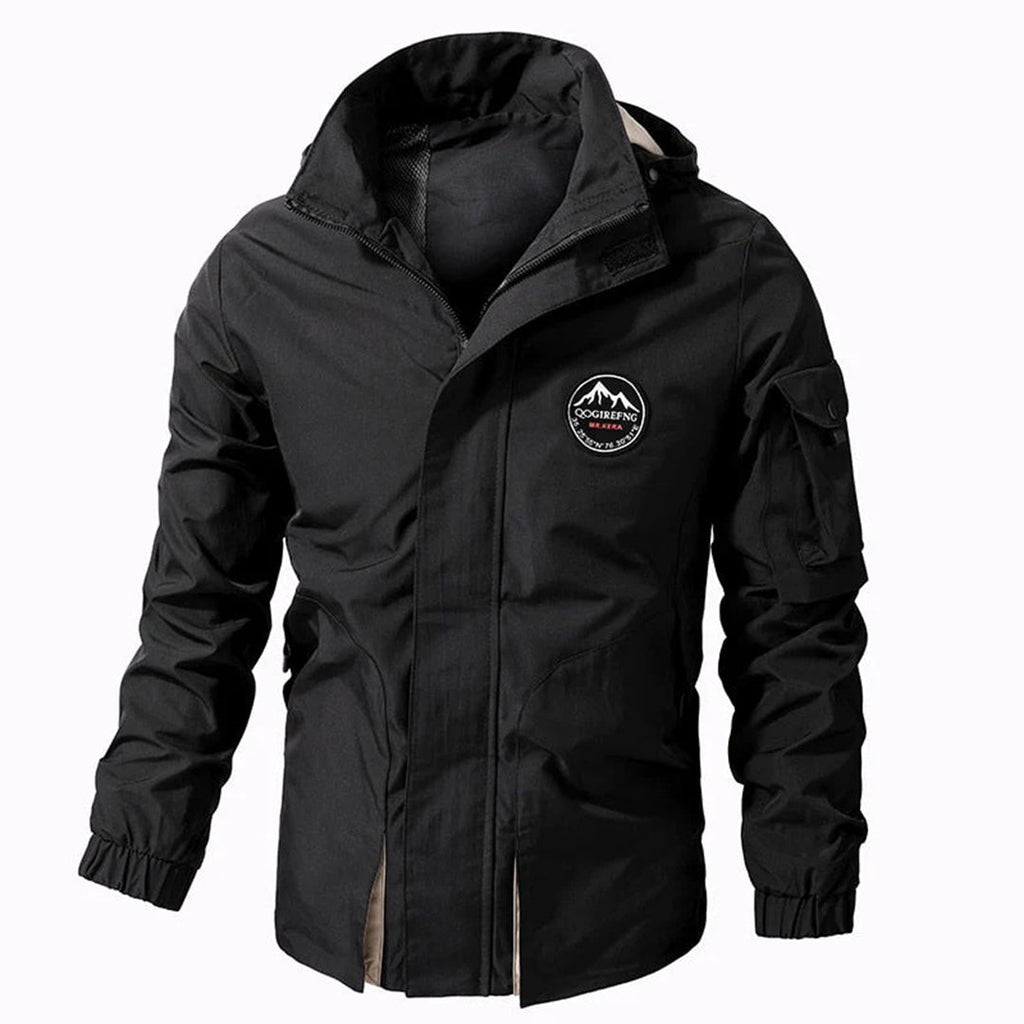 Herren - Leichte Sommer Bomberjacke - Kapuze - Stylische & Bequeme Outerwear für Jeden Tag