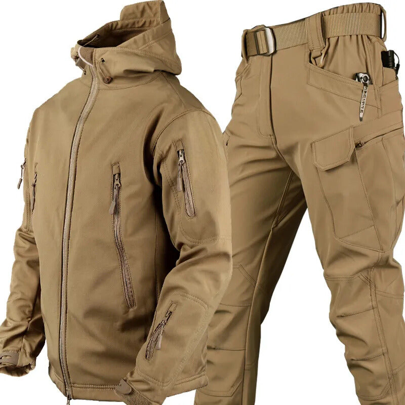 Herren - Outdoor Set - Hochwertigen Materialien - Wasserdicht & Winddicht - Ideal für Abenteuer in der Natur