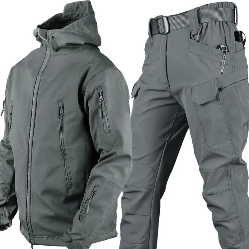 Herren - Outdoor Set - Hochwertigen Materialien - Wasserdicht & Winddicht - Ideal für Abenteuer in der Natur