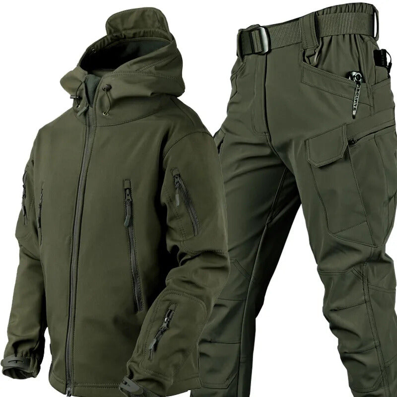 Herren - Outdoor Set - Hochwertigen Materialien - Wasserdicht & Winddicht - Ideal für Abenteuer in der Natur