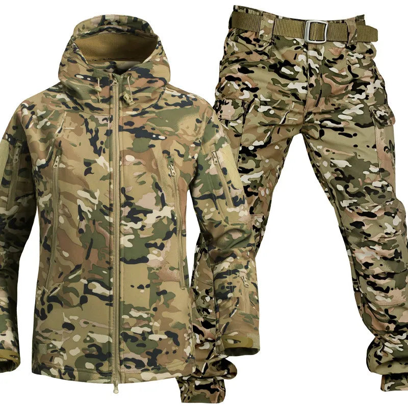 Herren - Outdoor Set - Hochwertigen Materialien - Wasserdicht & Winddicht - Ideal für Abenteuer in der Natur