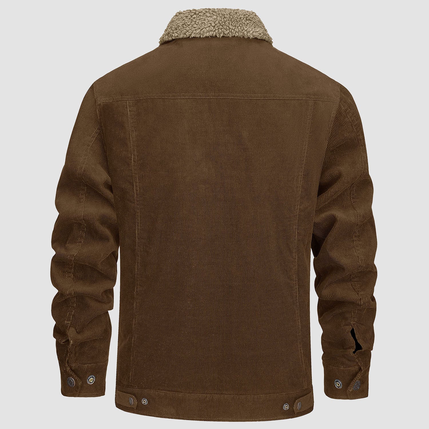 Herren - Cordjacke -  Baumwolle - Sherpa-Futter für den Winter - Gemütliche und warme Oberbekleidung