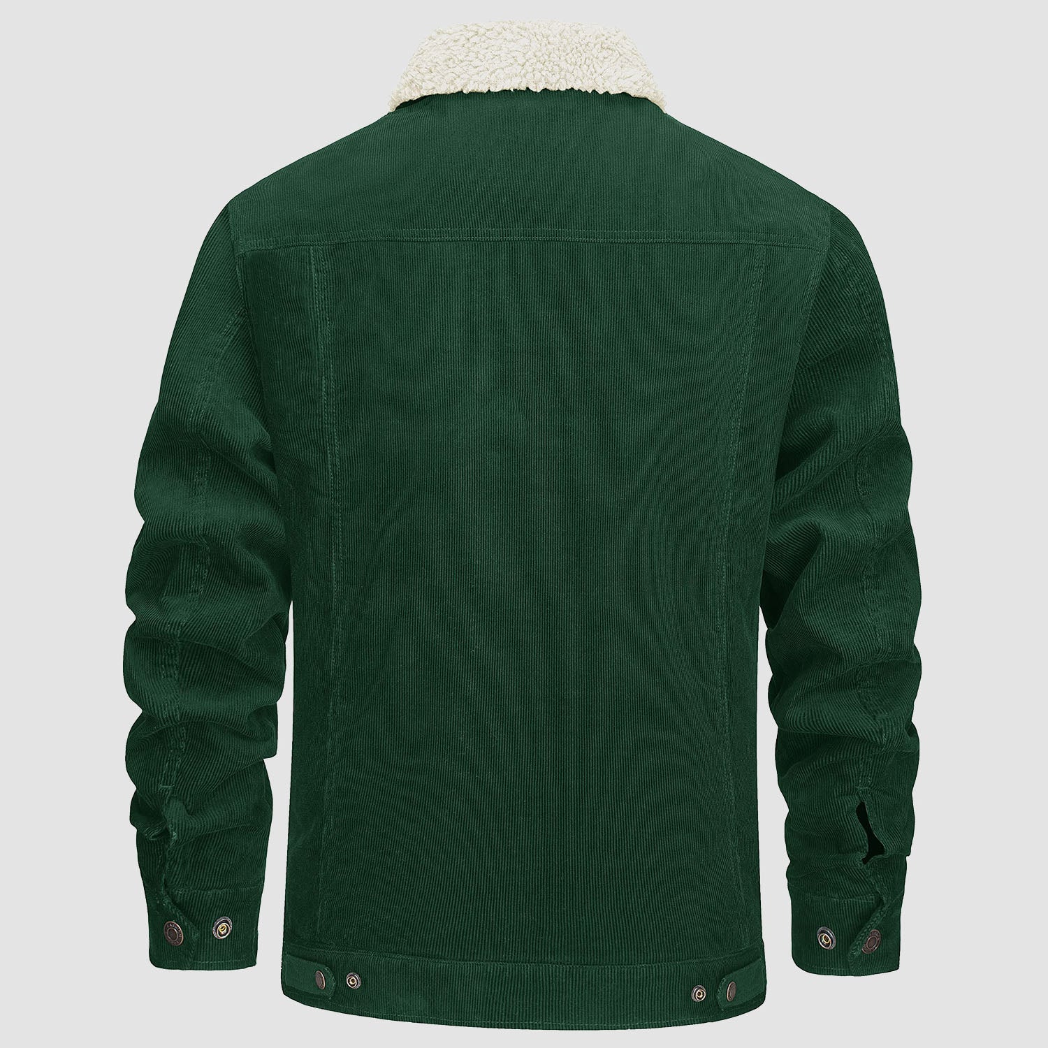 Herren - Cordjacke -  Baumwolle - Sherpa-Futter für den Winter - Gemütliche und warme Oberbekleidung