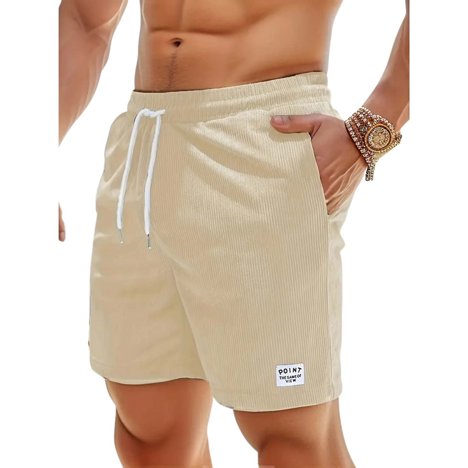 Herren - Badeshorts - Atmungsaktive Polyestermischung mit praktischen Taschen - Ideal für den Sommer