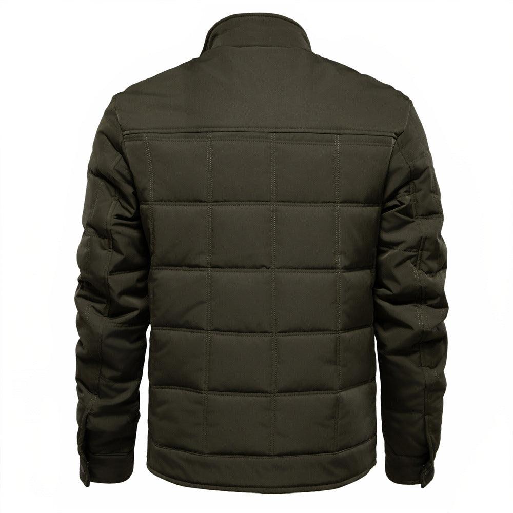 Herren - Stehkragen Jacke - Fleece Gefütterte - Warme und stylische Oberbekleidung für jede Gelegenheit