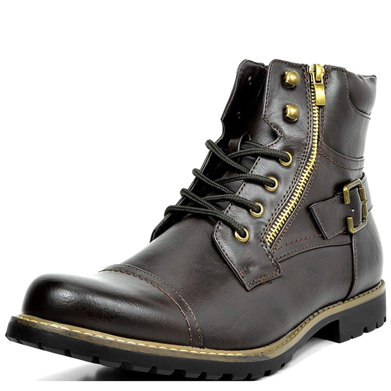 Herren - Motorradstiefel - Leder - Stylische und robuste Reitschuhe für Biker