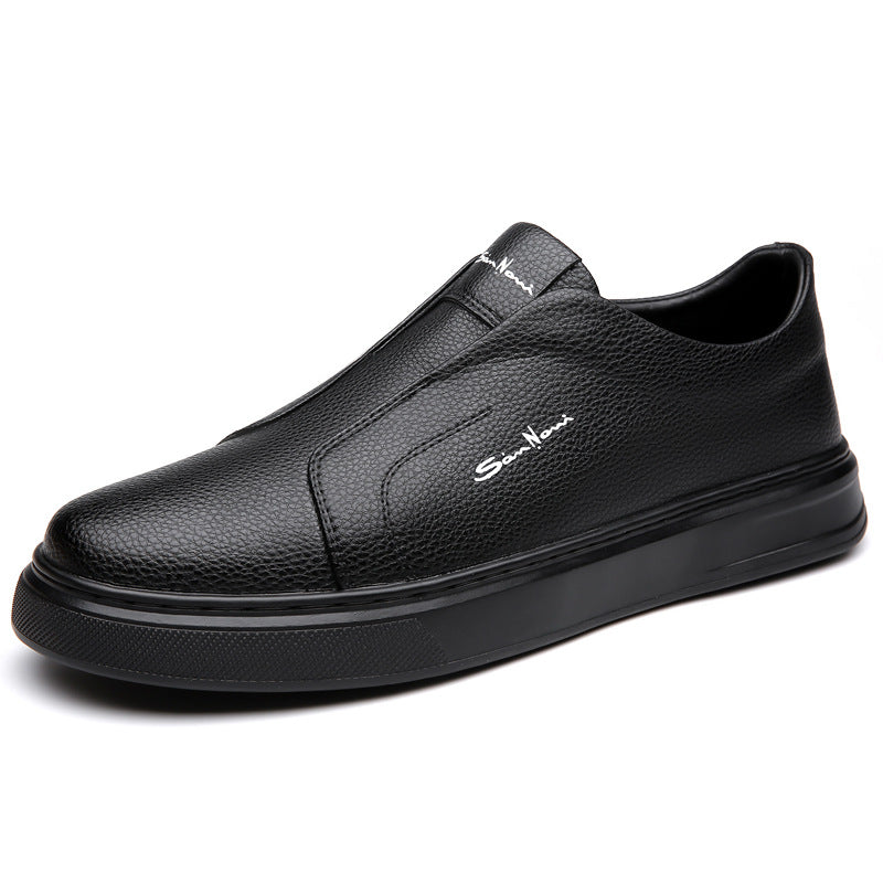 Herren - Slip-On Sneakers - Leder - Lässige Canvas-Schuhe für Komfort und Stil - Perfekte Freizeitschuhe