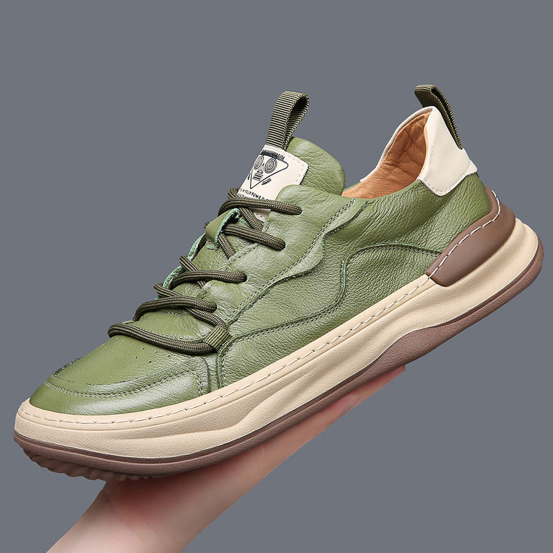 Herren - Turnschuhe - Leder - Low-Top - Stilvolle Freizeitschuhe für jeden Anlass