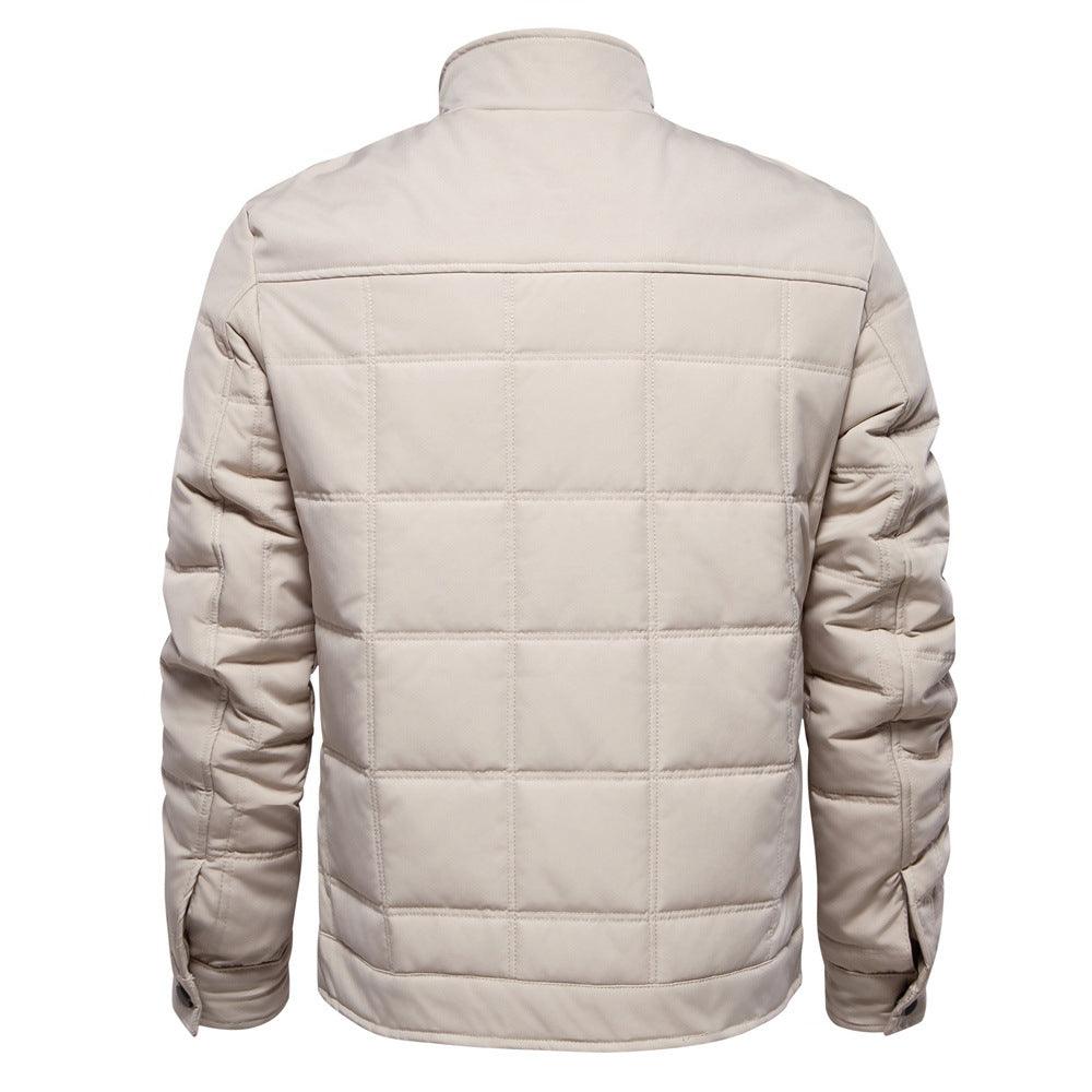 Herren - Stehkragen Jacke - Fleece Gefütterte - Warme und stylische Oberbekleidung für jede Gelegenheit