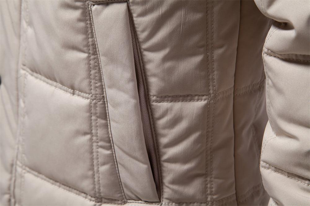 Herren - Stehkragen Jacke - Fleece Gefütterte - Warme und stylische Oberbekleidung für jede Gelegenheit