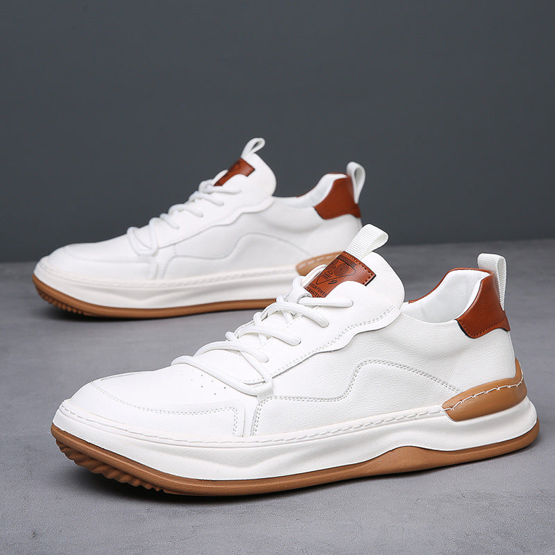Herren - Turnschuhe - Leder - Low-Top - Stilvolle Freizeitschuhe für jeden Anlass