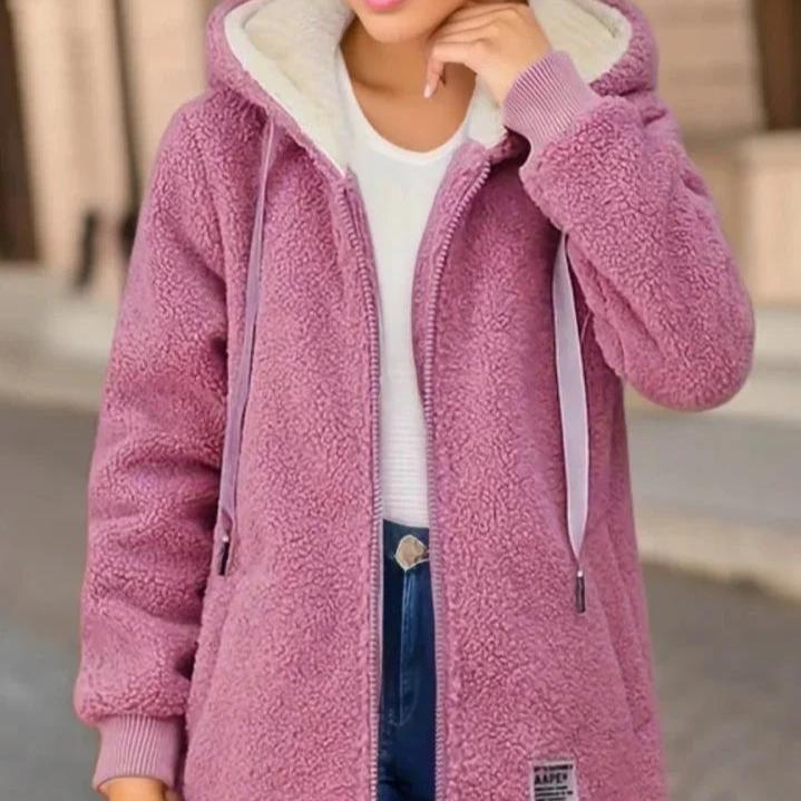 Damen - Mantel - Stylischer Ponty-Stoff  - Warme Freizeitkleidung - Trendy und bequem