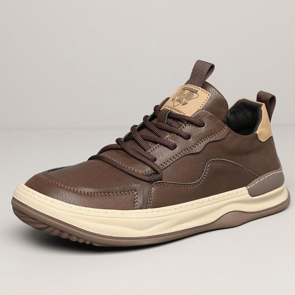 Herren - Turnschuhe - Leder - Low-Top - Stilvolle Freizeitschuhe für jeden Anlass