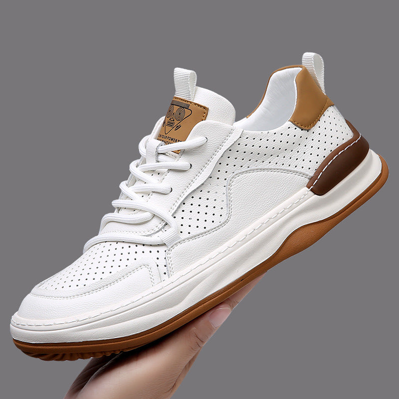 Herren - Sneakers - Leder - modisches Design - Bequeme Freizeitschuhe für jeden Anlass