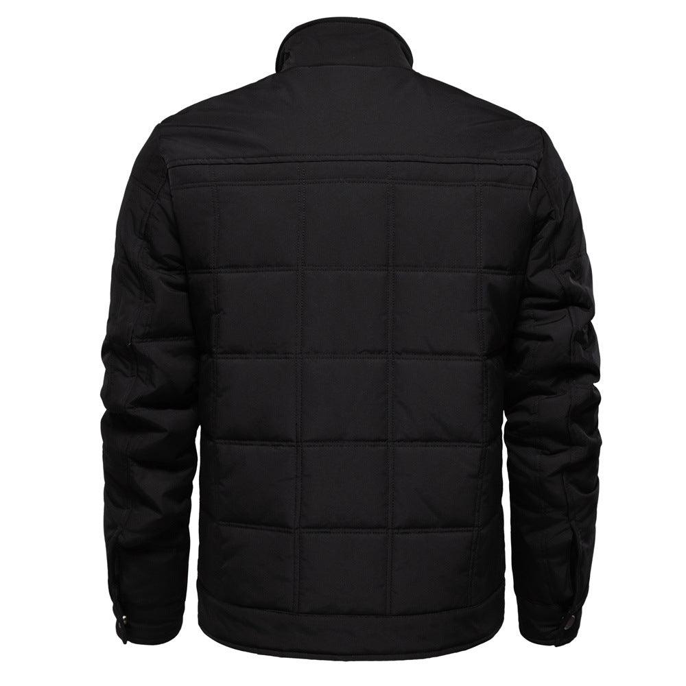 Herren - Stehkragen Jacke - Fleece Gefütterte - Warme und stylische Oberbekleidung für jede Gelegenheit