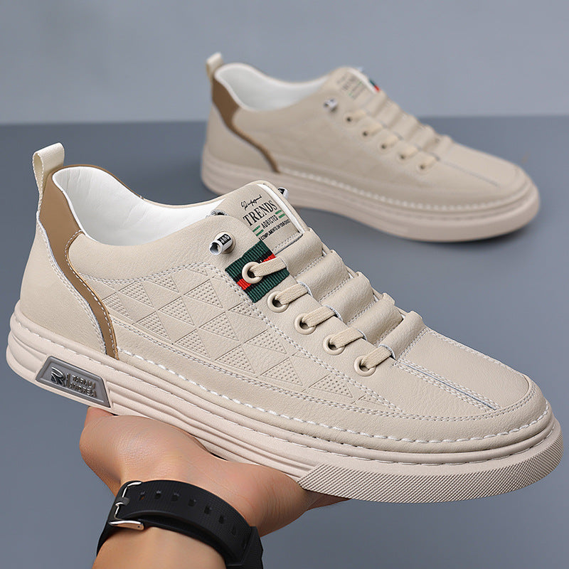 Herren - Lässige Sneakers - Leder - Stilvolle und Bequeme Schuhe für jeden Anlass