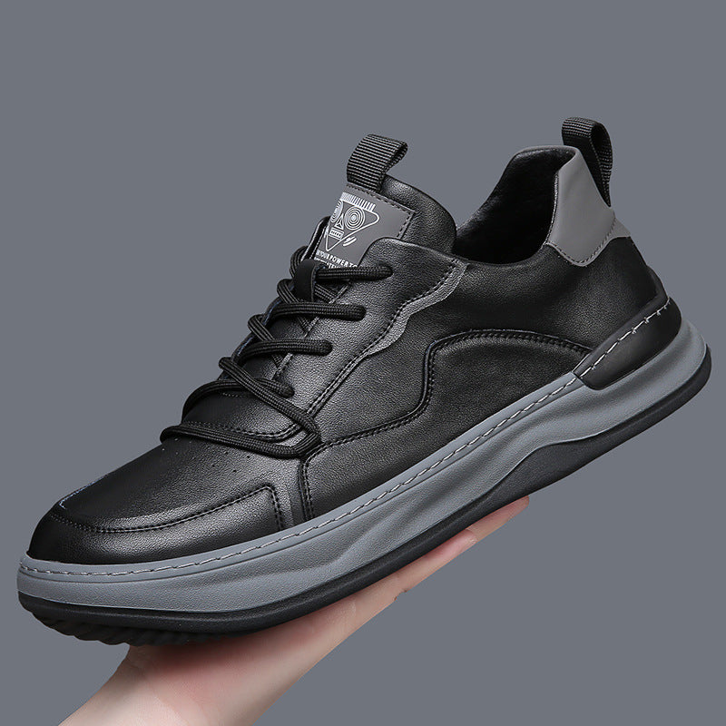 Herren - Turnschuhe - Leder - Low-Top - Stilvolle Freizeitschuhe für jeden Anlass