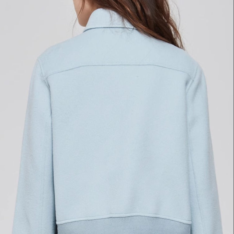 Damen - Stilvolle jacke - Woll - Hohe Wärme & zeitlose Eleganz - Ideal für jede Gelegenheit