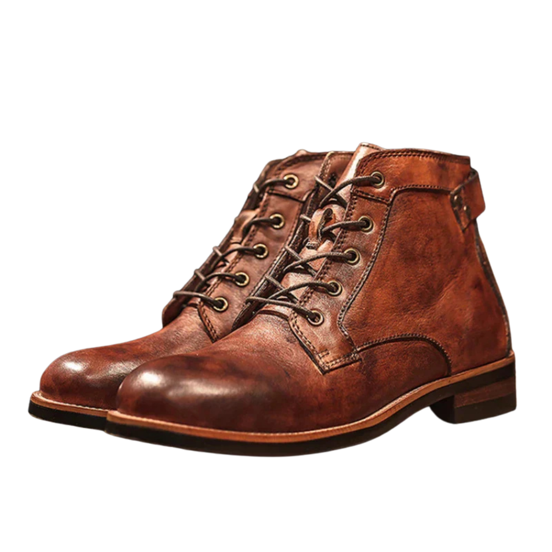 Herren - Hohe Lederstiefel - Bequem und stilvoll - Ideal für Alltag und besondere Anlässe