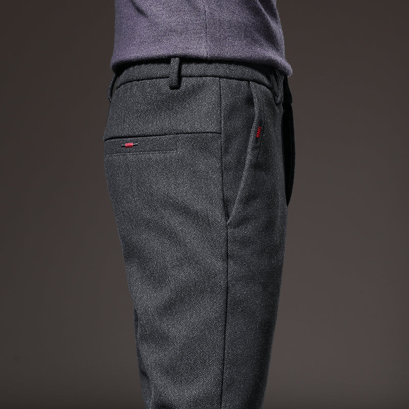 Herren - Schmal Geschnittenen Hose - Bequemes Stretch-Material - Stilvolle Alltagskleidung für jeden Anlass