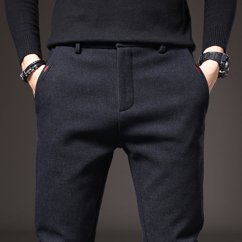 Herren - Schmal Geschnittenen Hose - Bequemes Stretch-Material - Stilvolle Alltagskleidung für jeden Anlass