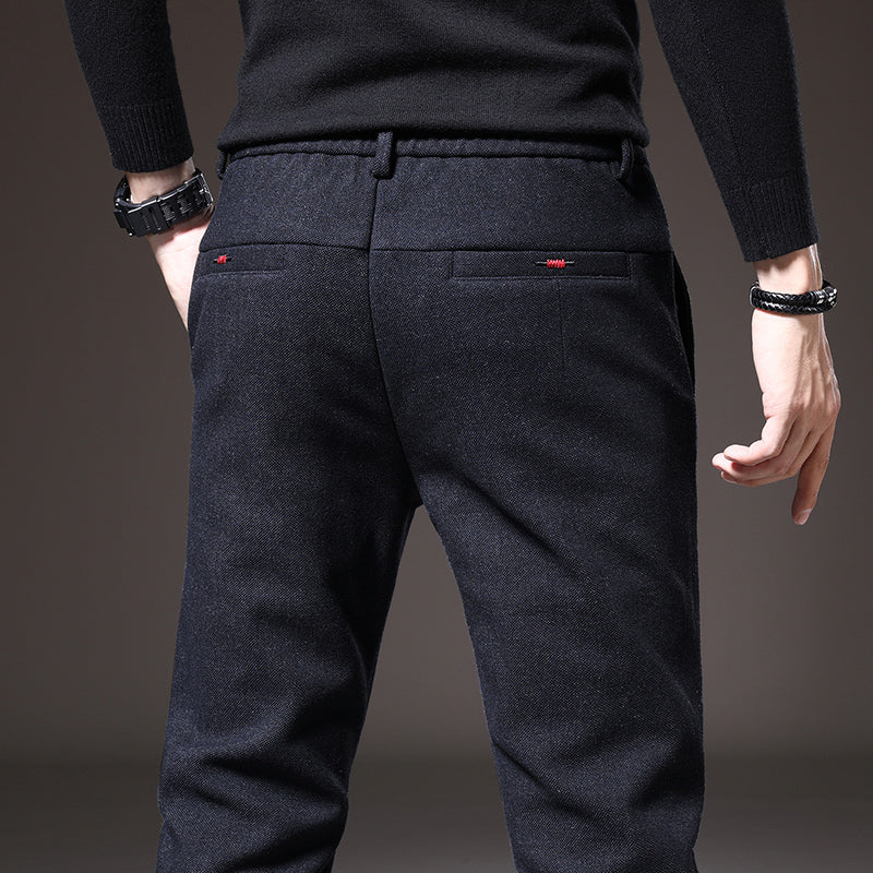Herren - Schmal Geschnittenen Hose - Bequemes Stretch-Material - Stilvolle Alltagskleidung für jeden Anlass
