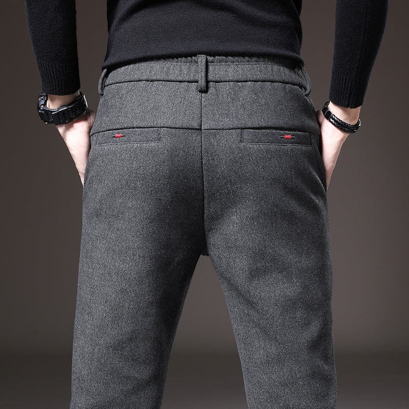 Herren - Schmal Geschnittenen Hose - Bequemes Stretch-Material - Stilvolle Alltagskleidung für jeden Anlass