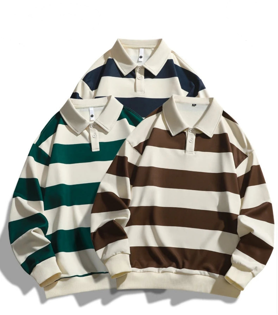 Herren - Polo-Sweatshirt - Weiches Material - Lässige Passform - Perfekt für den Alltag