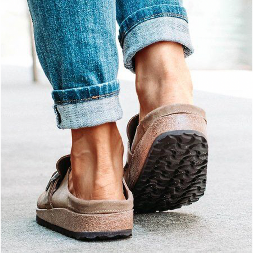 Damen - Stylische Kork-Sandalen - Hochwertigen Materialien - Ultimativer Komfort und Halt - Ideal für den Alltag